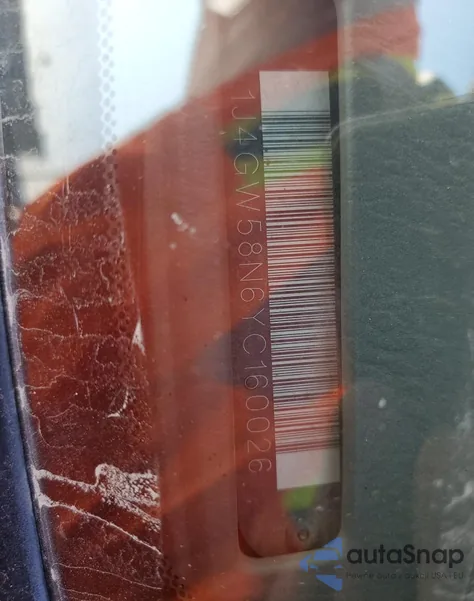 2000 Jeep Grand Cherokee Limited из США, поврежденный, VIN 1J4GW58N6YC160026